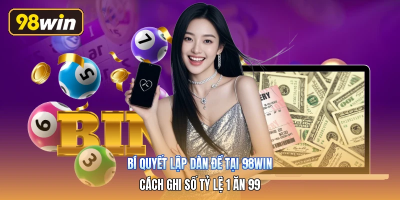 Bí Quyết Lập Dàn Đề Tại 98win | Cách Ghi Số Tỷ Lệ 1 Ăn 99